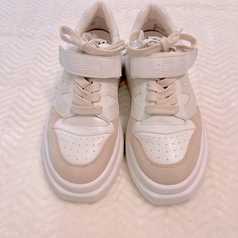 Ash Women’s Beige and White Sneakers